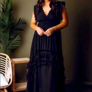 Baltic Born Black Maxi Dress-NWOT